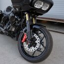 Arlen Ness Method Performance Gabel Cover schwarz für Harley Touring 14-25