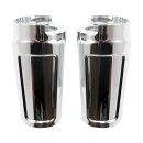 Arlen Ness Method performance fork slider covers, chrome