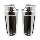 Arlen Ness Method performance fork slider covers, chrome