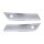 Vitys Design, Diamond saddlebag latch cover set. Chrome