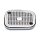 Vitys Design, Diamond handlebar master cylinder cover. Chr.