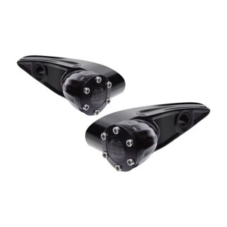 Vitys Design, Diamond front turn signals, black. ECE appr.