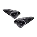 Vitys Design, Diamond front turn signals, black. ECE appr.