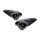 Vitys Design, Diamond front turn signals, black. ECE appr.