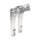 Vitys Design, 10" adjustable risers. Silver
