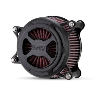 V&H, VO2 X air cleaner kit. Wrinkle black