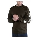 Carhartt Sleeve logo longsleeve peat