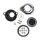 S&S, Air Stinger Stealth air cleaner kit. Teardrop, chrome