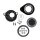 S&S Air Stinger Stealth Teardrop Luftfilter Kit schwarz für Harley Big Twin 18-24