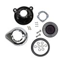 S&S, Air Stinger Stealth air cleaner kit. Teardrop, chrome