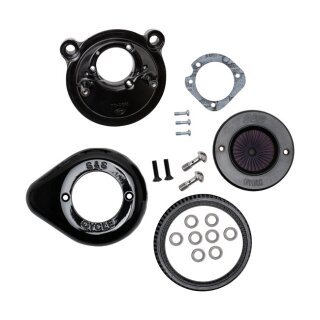 S&S Stinger Stealth Teardrop Luftfilter schwarz für Harley XL Sportster 07-21
