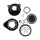 S&S Stinger Stealth Teardrop Luftfilter schwarz für Harley XL Sportster 07-21