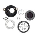 S&S, Air Stinger Stealth air cleaner kit. Alu trim ring