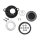 S&S, Air Stinger Stealth air cleaner kit. Alu trim ring