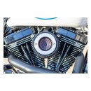 S&S, Air Stinger Stealth air cleaner kit. Alu trim ring