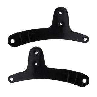 Sissybar side plates rigid mount