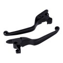Lenker Armaturen Hebel Set schwarz für Harley...