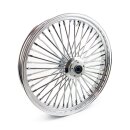 Radial 48 fat spoke front wheel 3.50 x 23 DF chrome