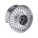 MCS Radial 48 fat spoke rear wheel 5.50 x 16 chrome