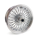 MCS Radial 48 fat spoke rear wheel 5.50 x 18 chrome