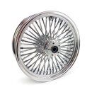 MCS Radial 48 fat spoke rear wheel 5.50 x 18 chrome