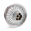 MCS Radial 48 fat spoke rear wheel 5.50 x 18 chrome