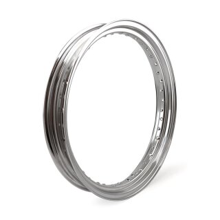 Dropcenter Felge 40 Loch verchromt 3.00 X 23 für Harley Umbau