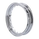 Dropcenter Felge 40 Loch chrom Metall Ventil mittig 3.50...