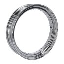 Dropcenter Felge 40 Loch chrom Metall Ventil mittig 3.50 X 18 für Harley Umbau