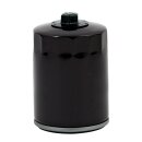 MCS, spin-on oil filter, with top nut for M8. Black