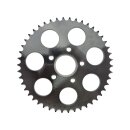 PBI rear sprocket black zinc steel, 46T