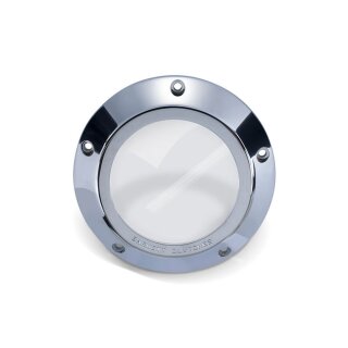 Barnett, clear derby cover. Chrome