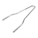 Wide New Old School Sissybar 59cm Chrom für Harley Dyna Softail