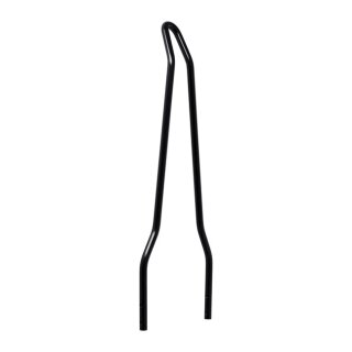 Wide New Old School Sissybar 59cm schwarz für Harley Dyna Softail