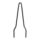 Wide New Old School Sissybar 59cm schwarz für Harley Dyna Softail Sportster