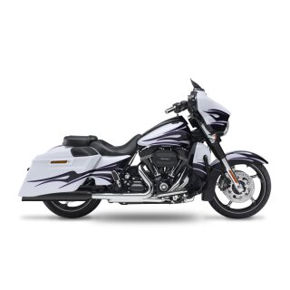 *2 WEEKS EXTRA TRANSIT TIME* KessTech FL-double slip-ons black, billet slash up end cap