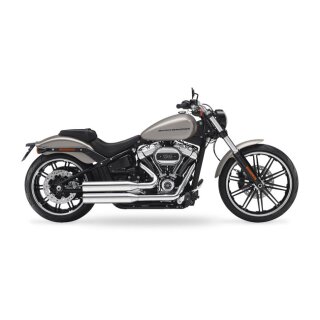 KessTech Fusion Long 2-2 exhaust chrome, straight cut short