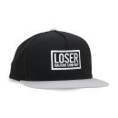 Loser Machine Chain Box snapback cap silver