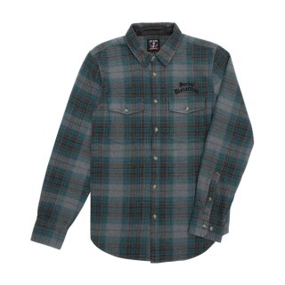 Loser Machine Bad Luck flannel shirt blue/teal
