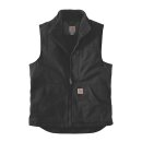 Carhartt Sherpa-lined mock-neck vest black