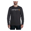 Carhartt Core Logo LS shirt carbon heather