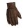 Roland Sands Rourke leather gloves tobacco