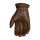 Roland Sands Wellington leather gloves tobacco