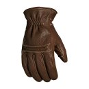 Roland Sands Wellington leather gloves tobacco