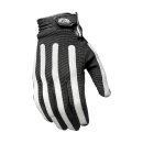 Roland Sands Strand textile gloves black/white