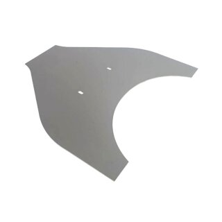 Westland Custom, solo seat mount frame cover. Raw steel