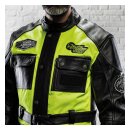 Holy Freedom Quattro Vision leather jacket black/fluo yellow