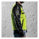 Holy Freedom Zero Vision leather jacket black/fluo yellow