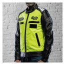 Holy Freedom Zero Vision leather jacket black/fluo yellow