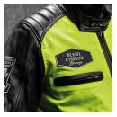 Holy Freedom Zero Vision leather jacket black/fluo yellow